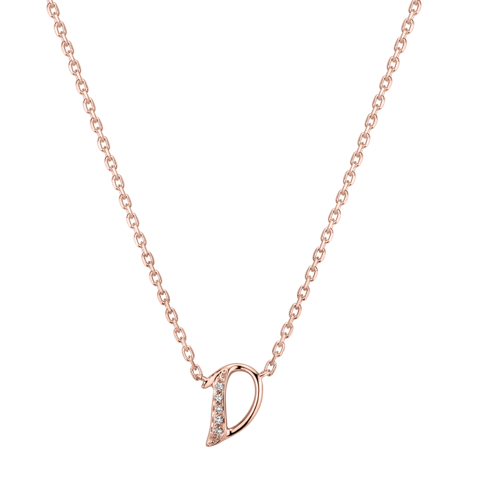 Diamond necklace Curly Diamonds D