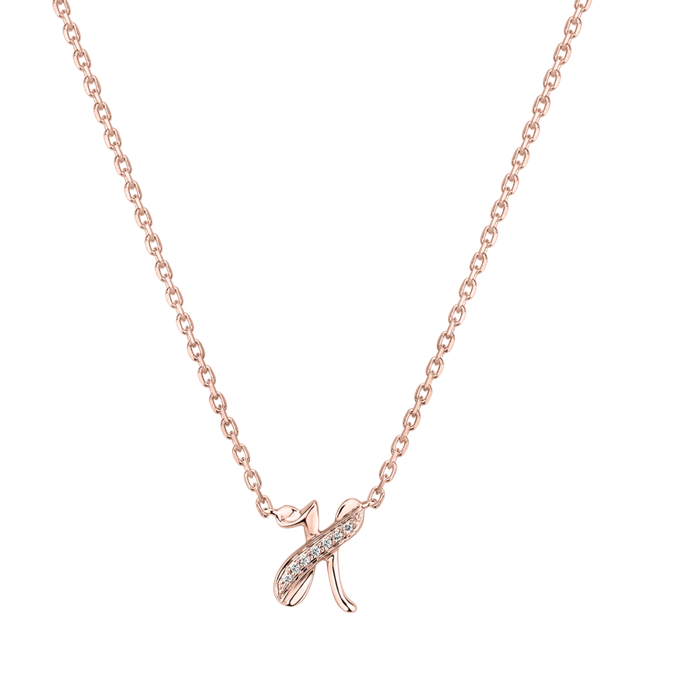 Diamond necklace Curly Diamonds H