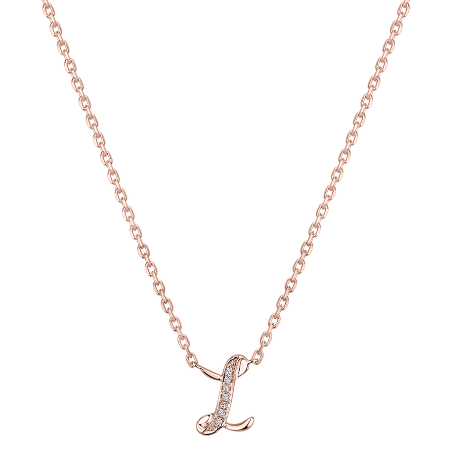 Diamond necklace Curly Diamonds L