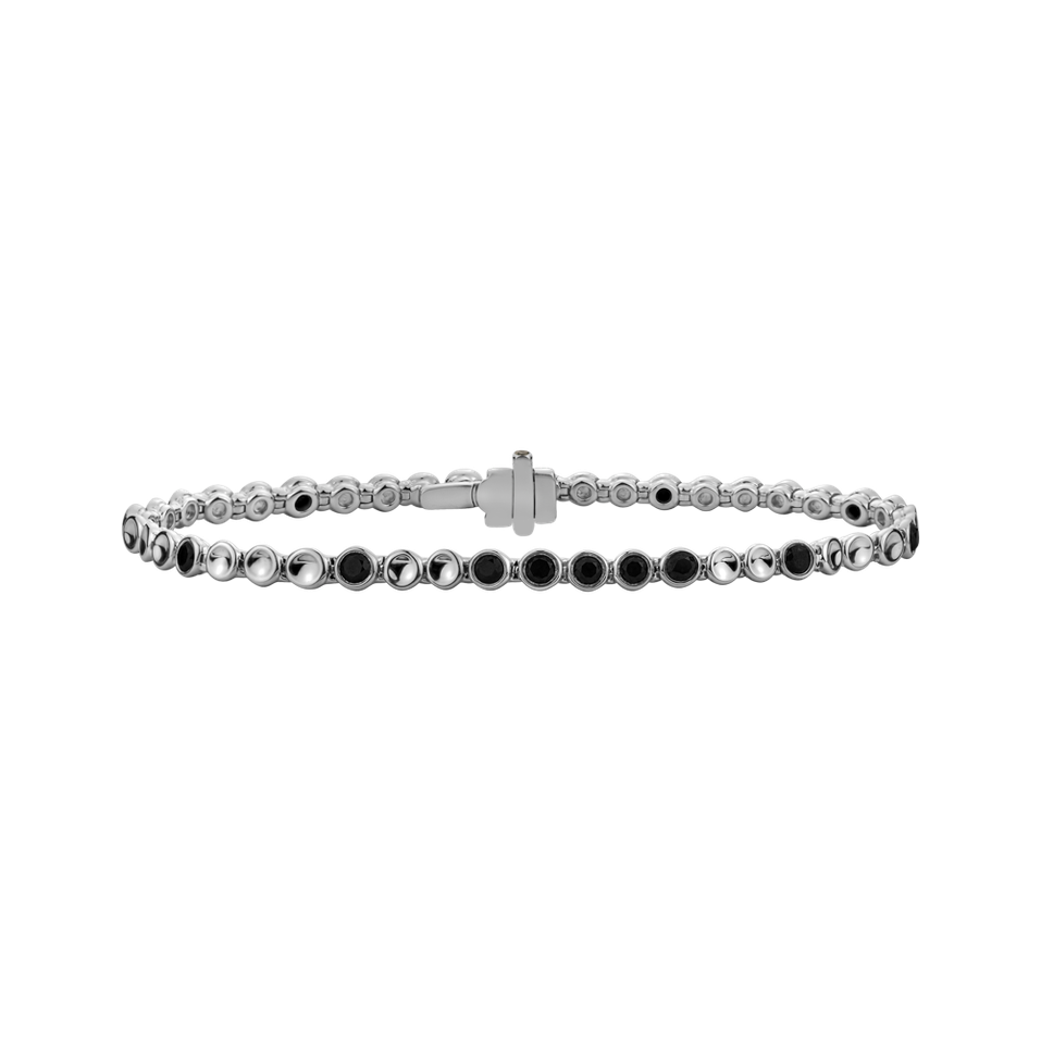 Bracelet with black diamonds Essential Brilliance