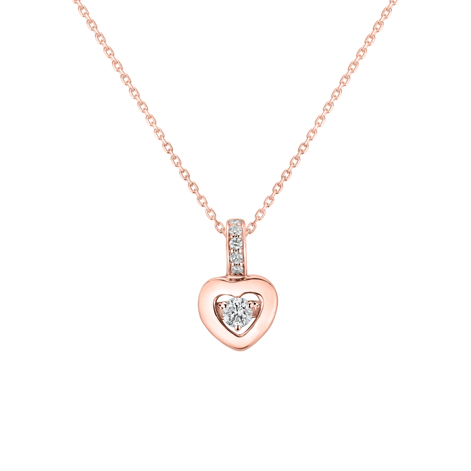 Diamond pendant Petite Heart