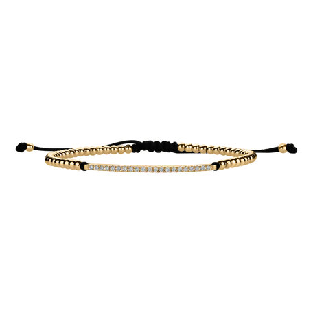 Bracelet with diamonds Shamballa