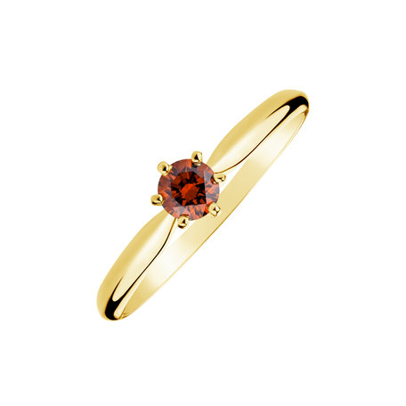 Ring with orange diamonds Eternal Joy