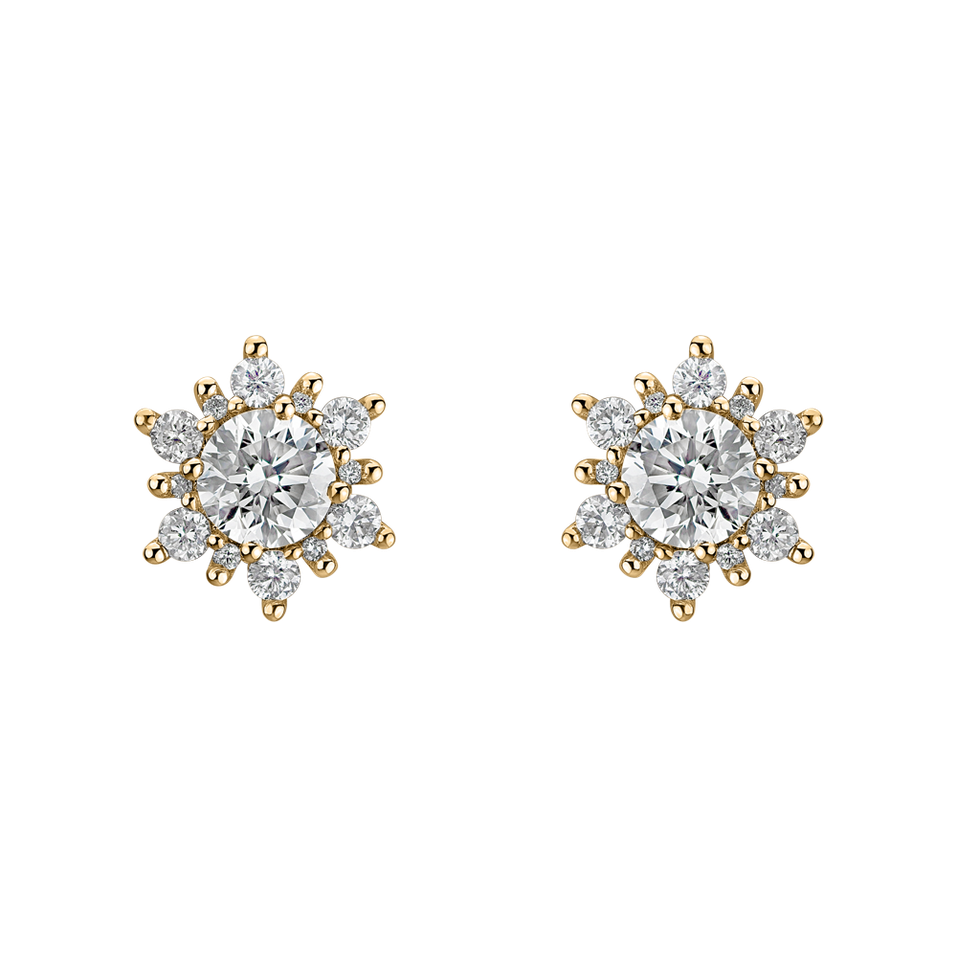 Diamond earrings Snow Star