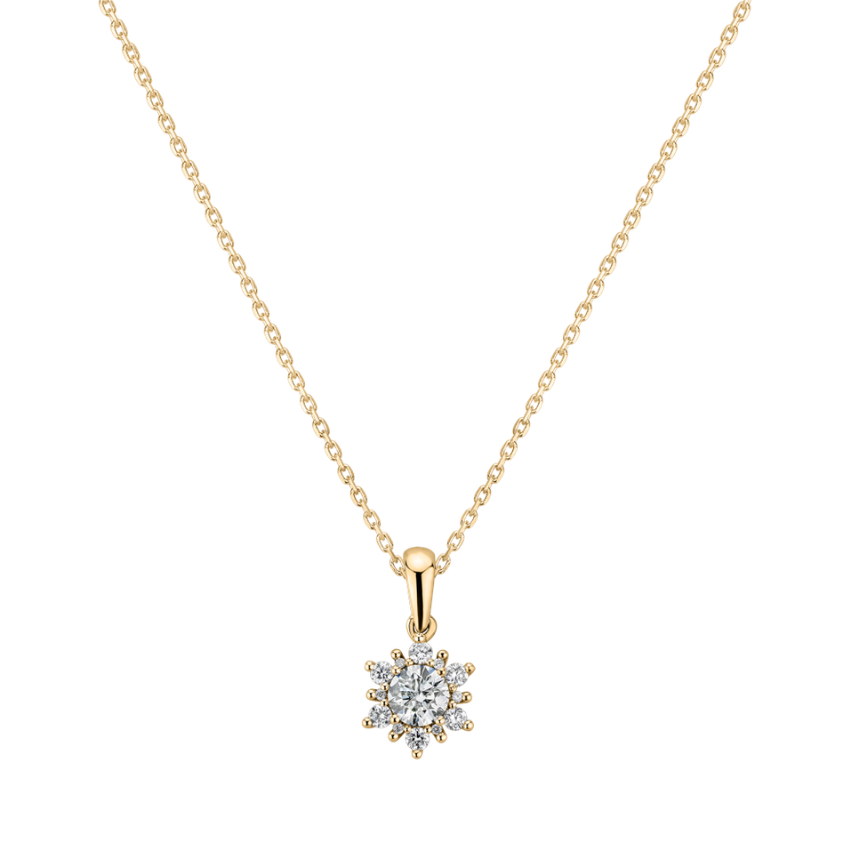 Diamond pendant Snow Star