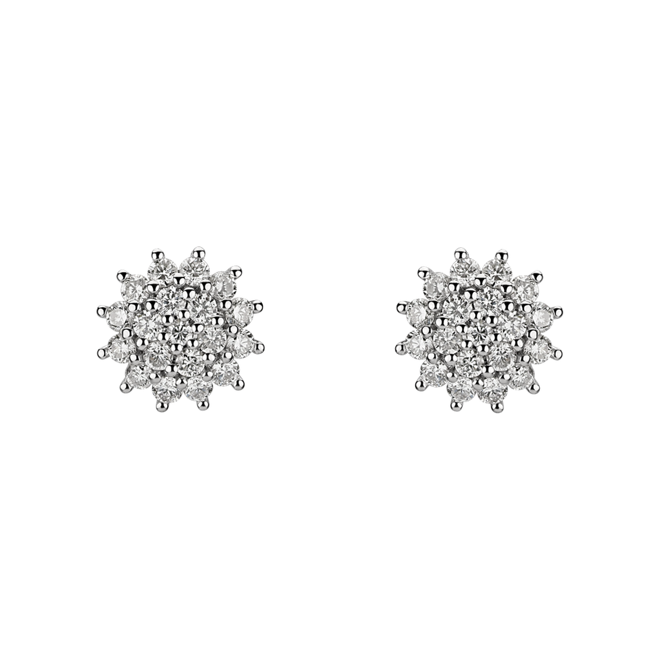 Diamond earrings Midnight Sun