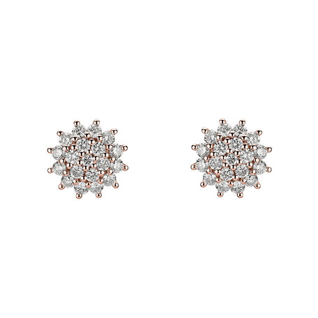 Diamond earrings Midnight Sun