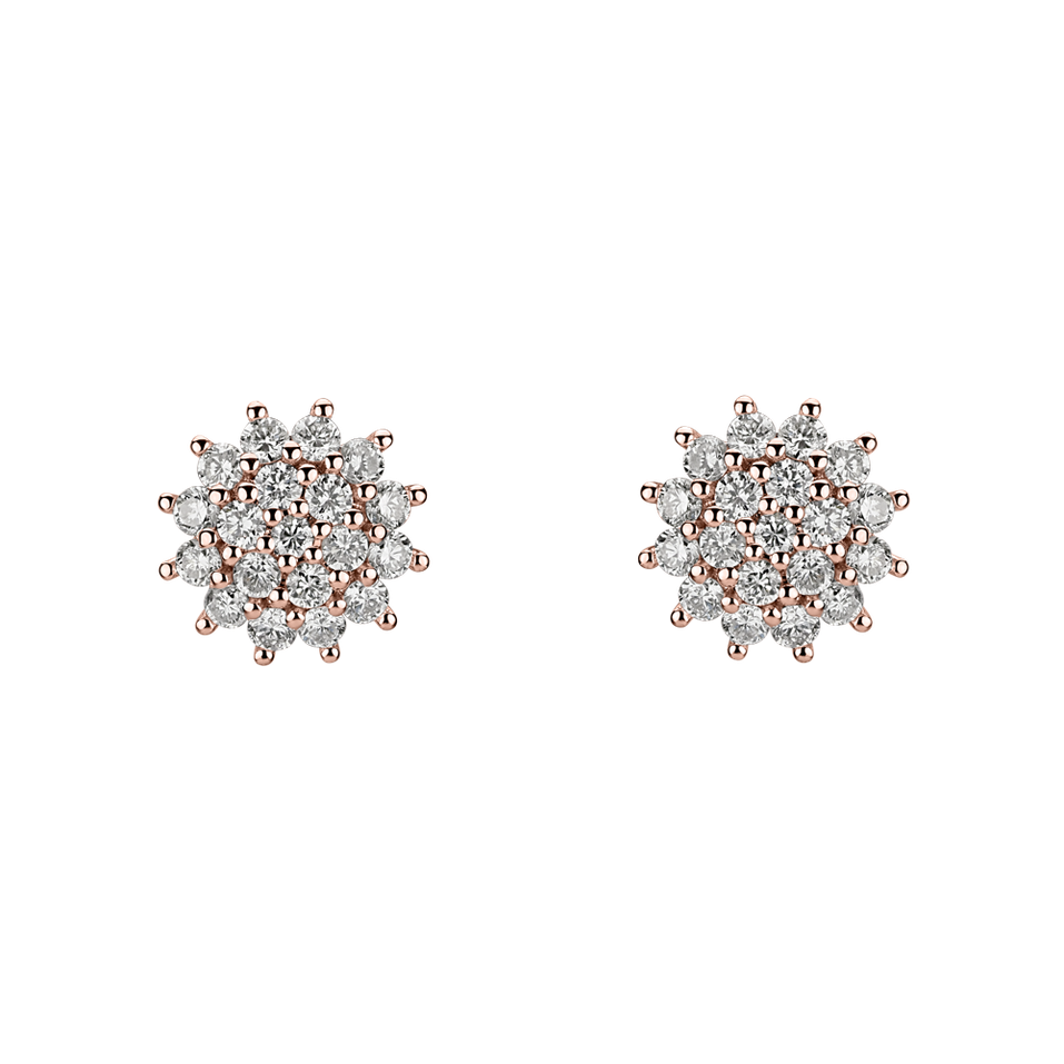 Diamond earrings Midnight Sun