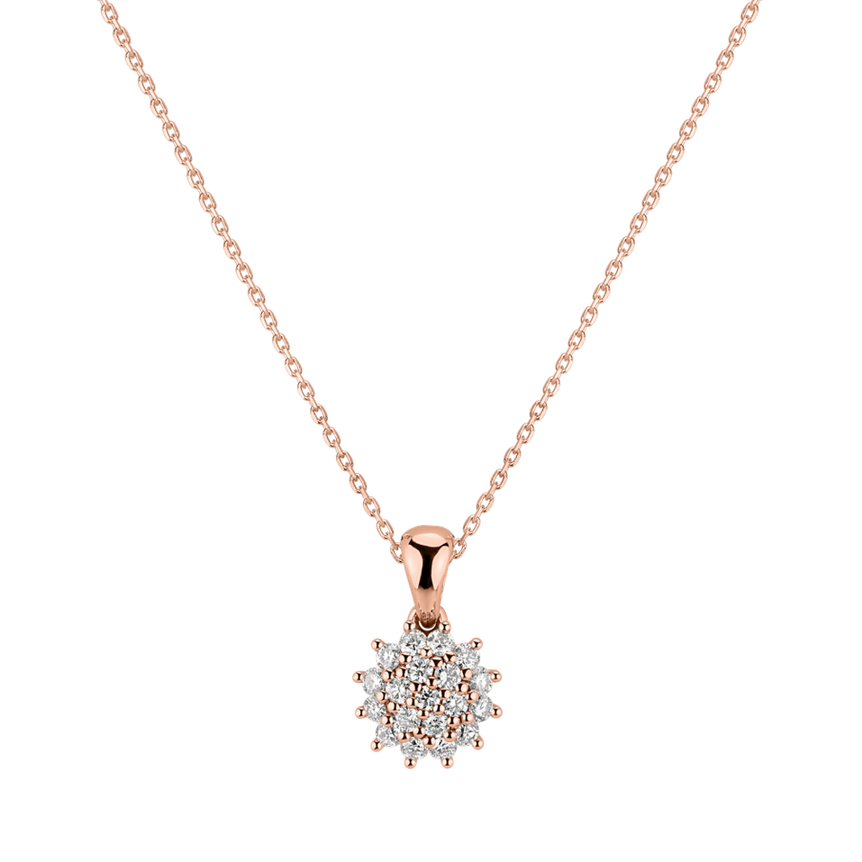 Diamond pendant Midnight Sun