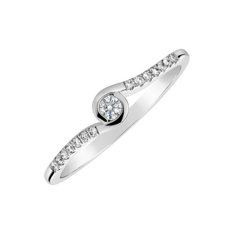 Diamond ring Love Twist