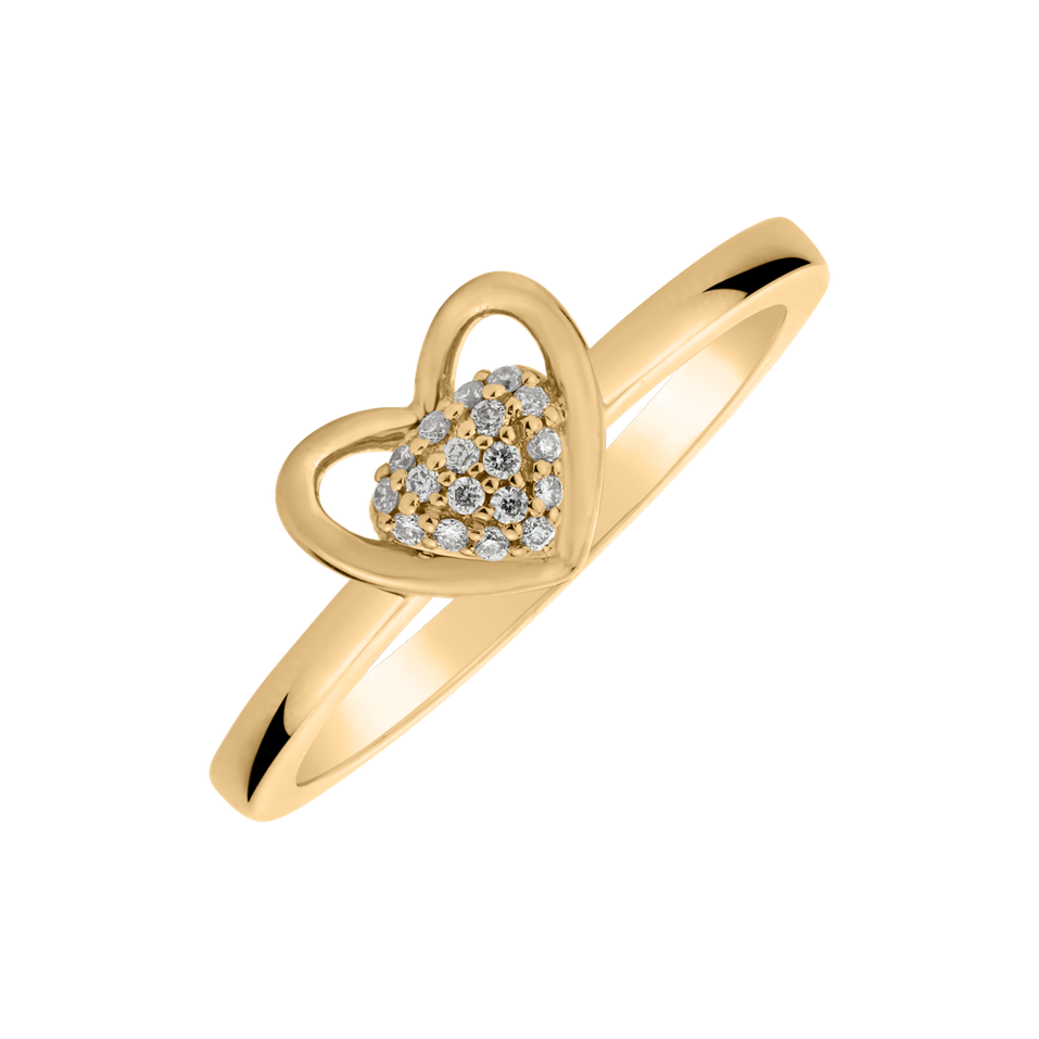 Diamond ring Tender Heart