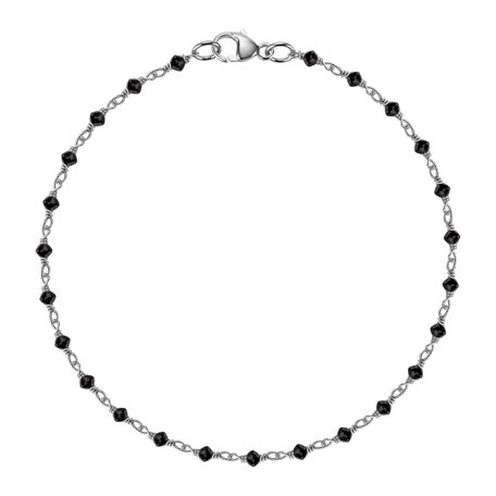 Bracelet with black diamonds Dark Melody