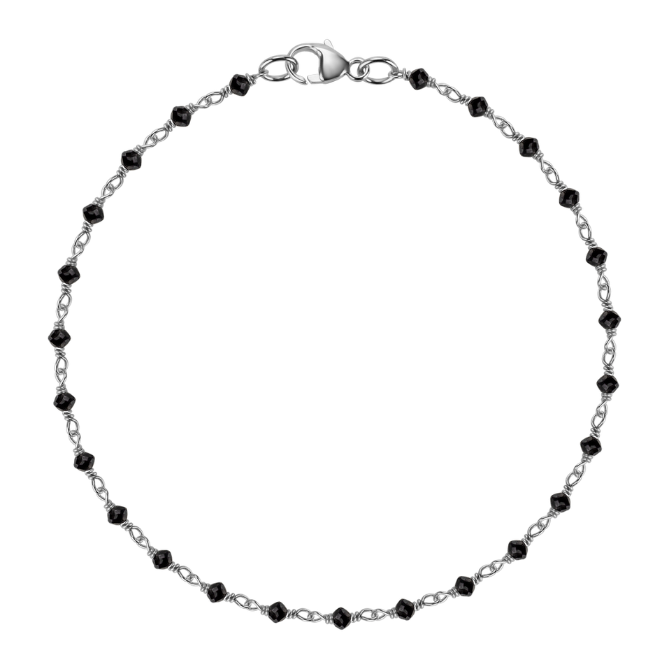 Bracelet with black diamonds Dark Melody