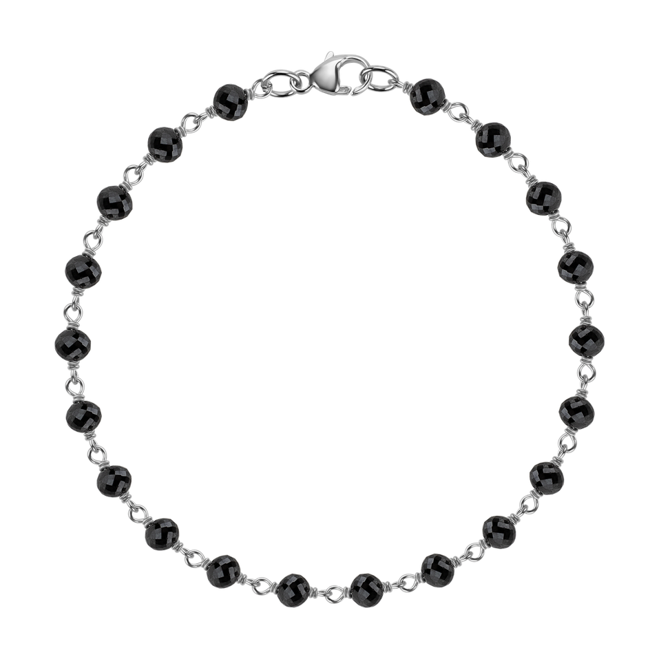 Bracelet with black diamonds Dark Melody