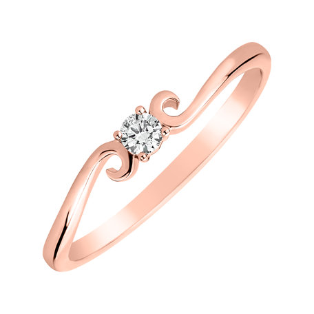 Diamond ring Baroque Love