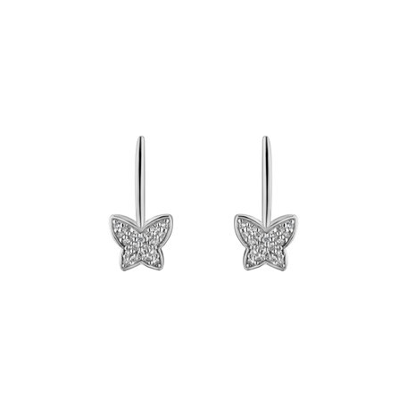 Diamond earrings Amazing Butterfly