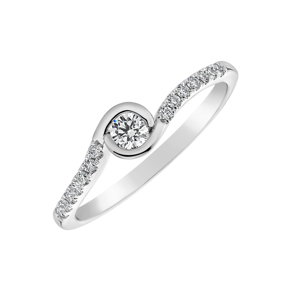 Diamond ring Love Twist