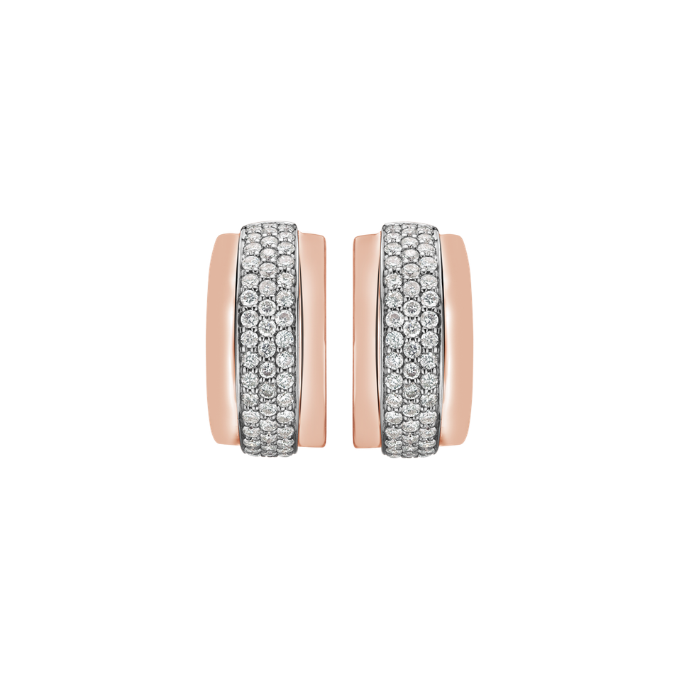 Diamond earrings Snowfire