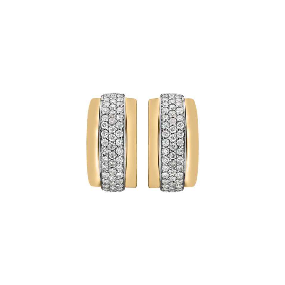 Diamond earrings Snowfire