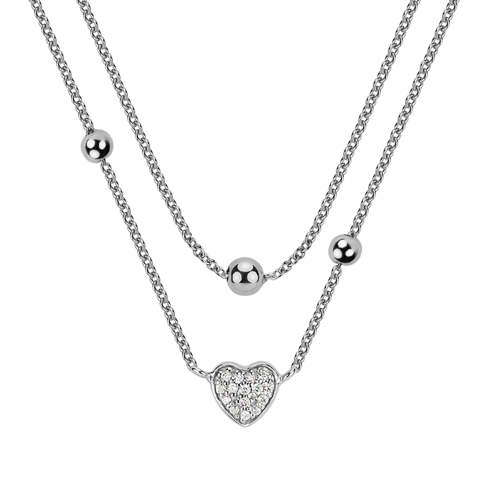 Diamond necklace Tender Heart