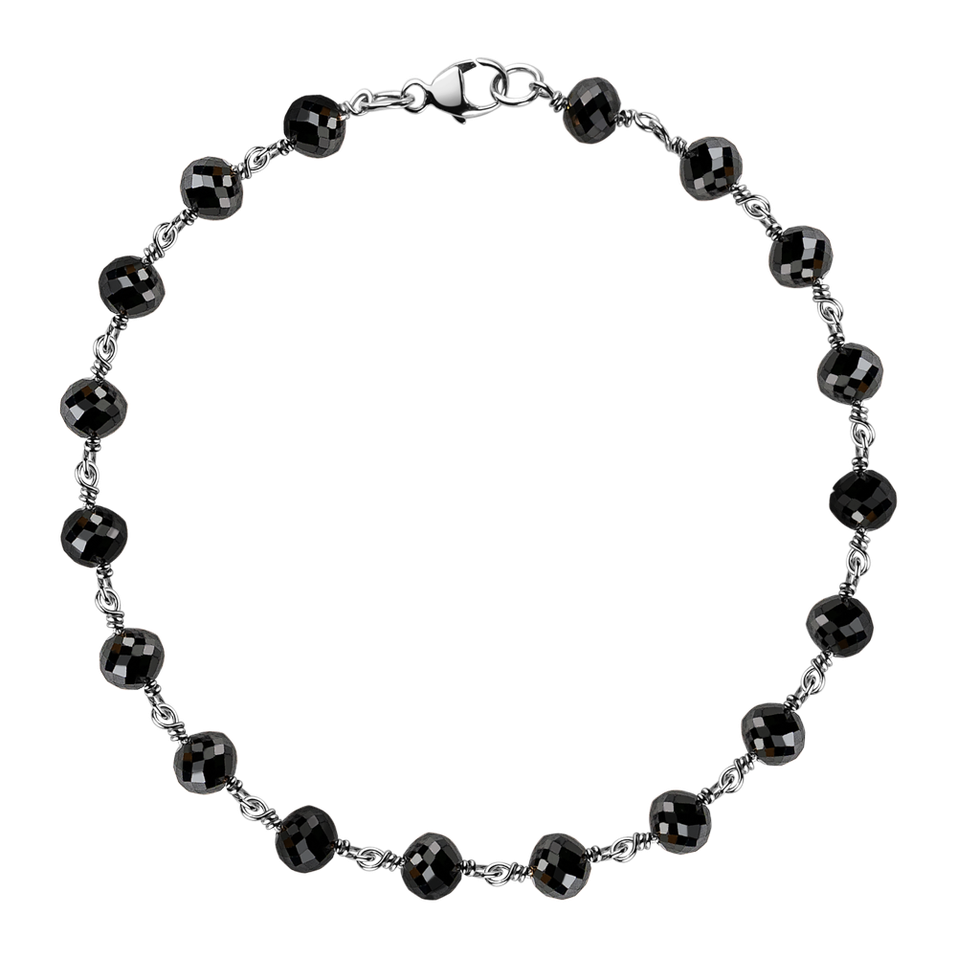 Bracelet with black diamonds Dark Melody