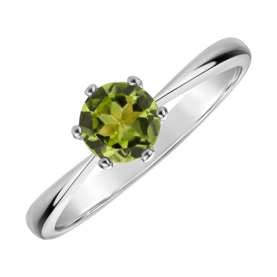 Ring with Peridot Bonbon