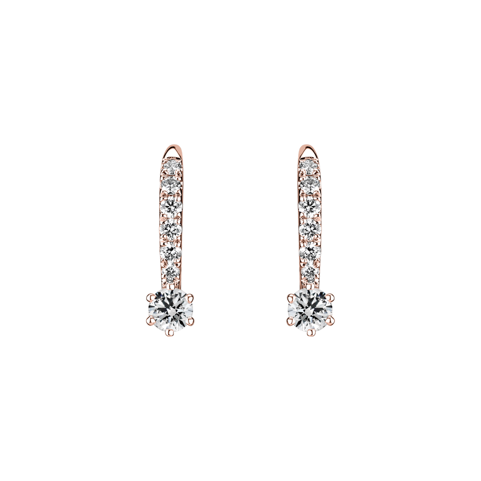 Diamond earrings Sparkless