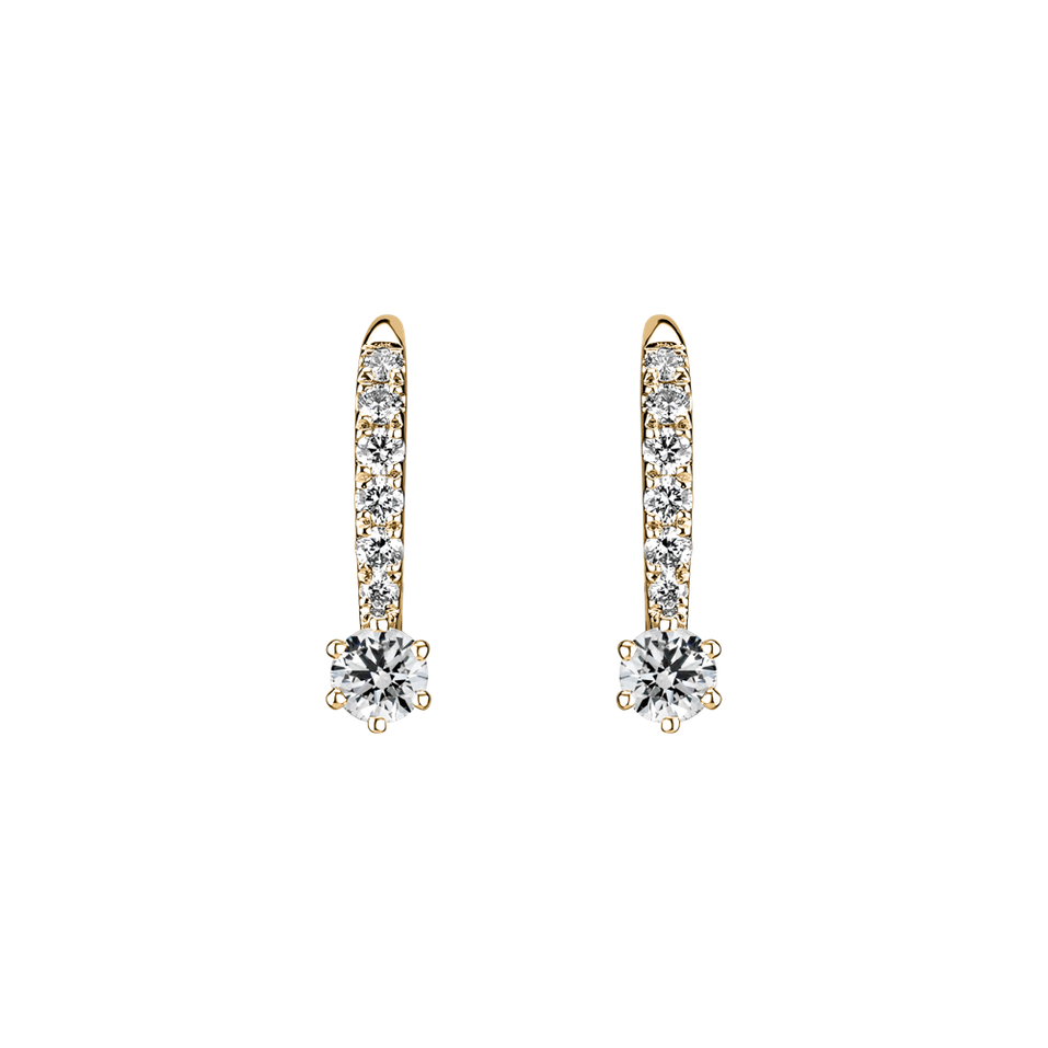 Diamond earrings Sparkless