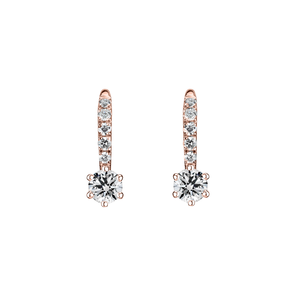 Diamond earrings Sparkless