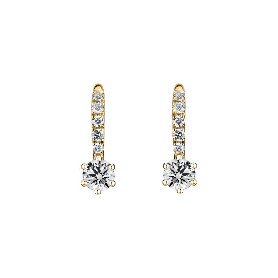 Diamond earrings Sparkless