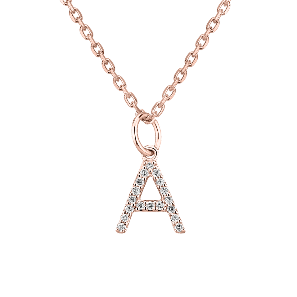 Diamond pendant Line Glitter A