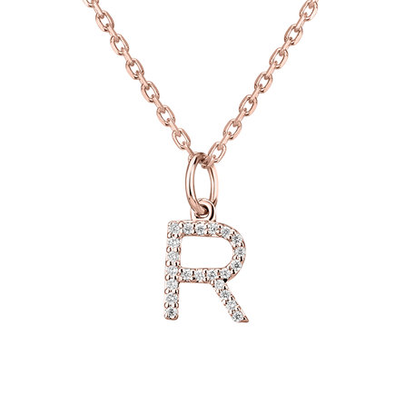 Diamond pendant Line Glitter  R