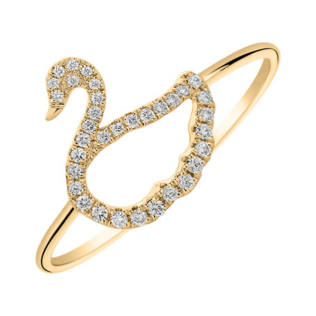 Diamond ring Swan