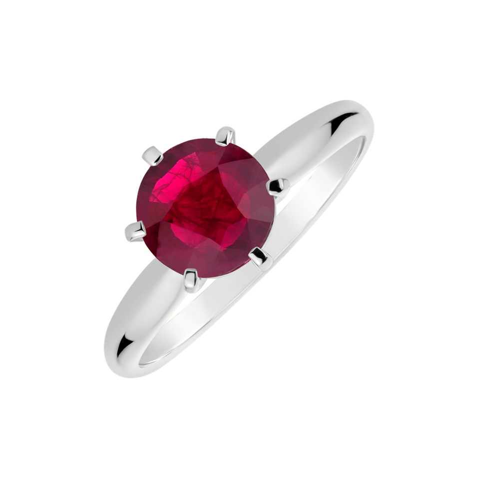 Ring with Ruby Eternal Joy