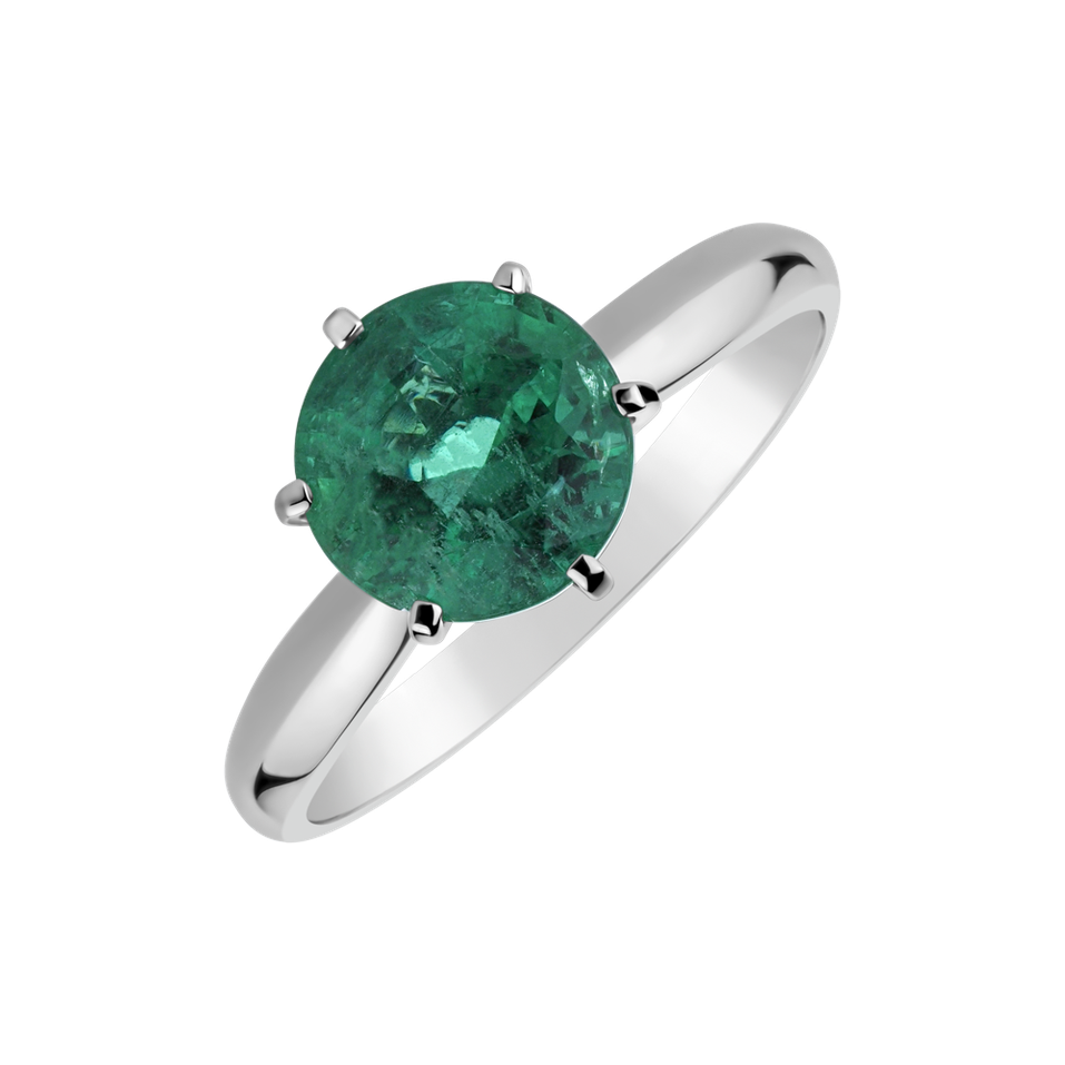 Ring with Emerald Eternal Joy