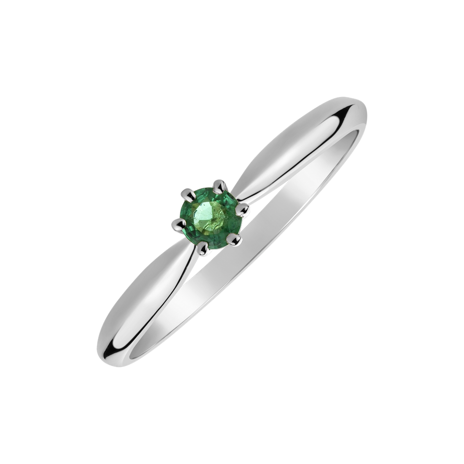 Ring with Emerald Eternal Joy