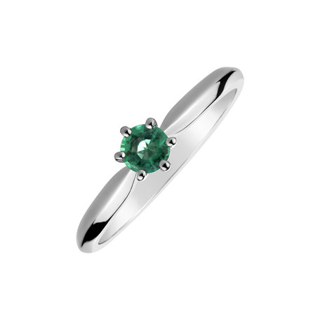 Ring with Emerald Eternal Joy