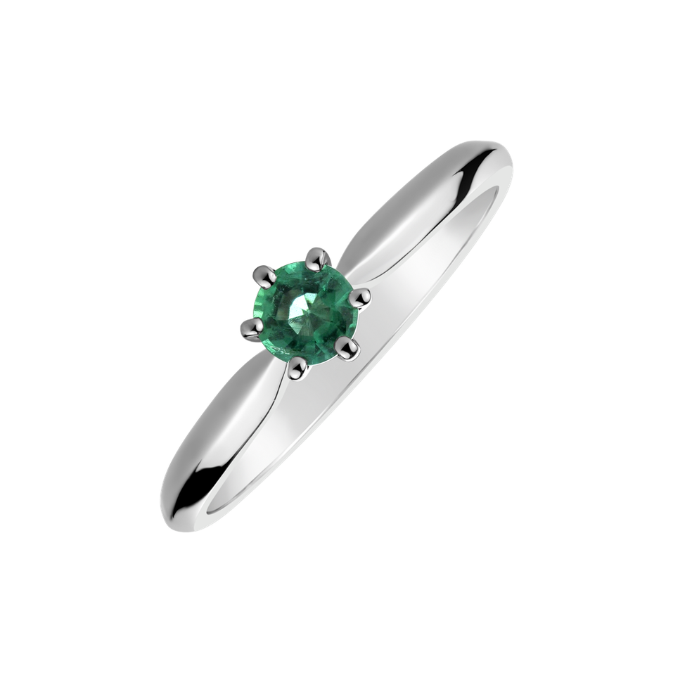 Ring with Emerald Eternal Joy