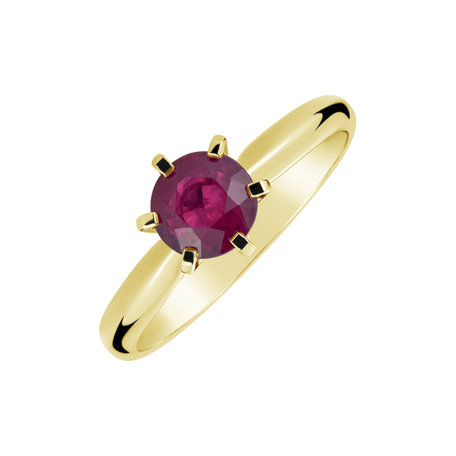 Ring with Ruby Eternal Joy