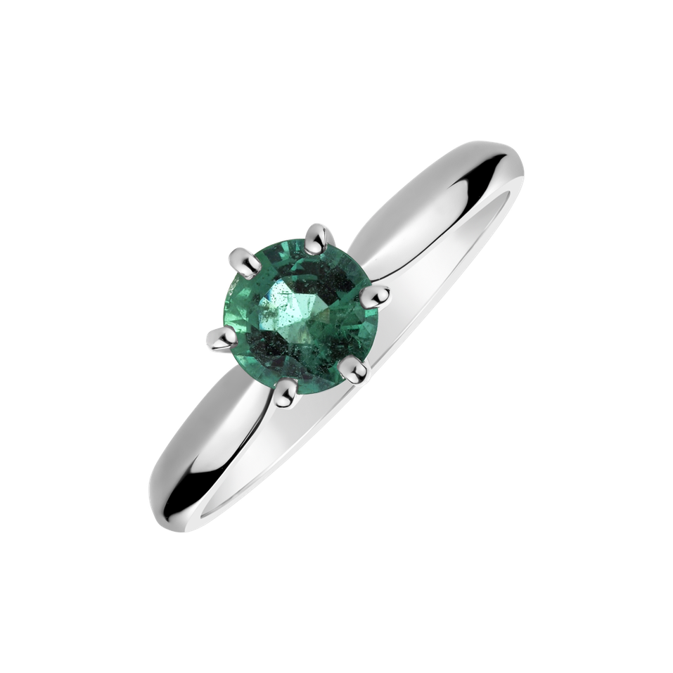 Ring with Emerald Eternal Joy