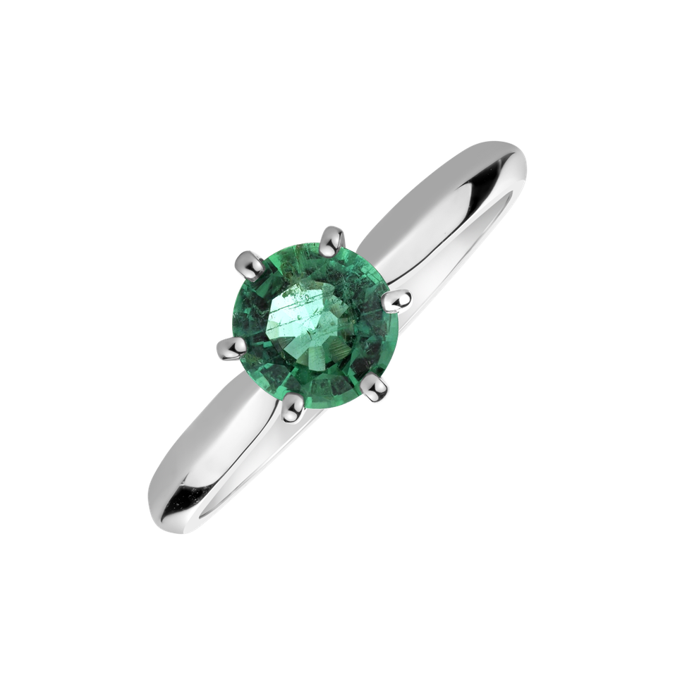 Ring with Emerald Eternal Joy