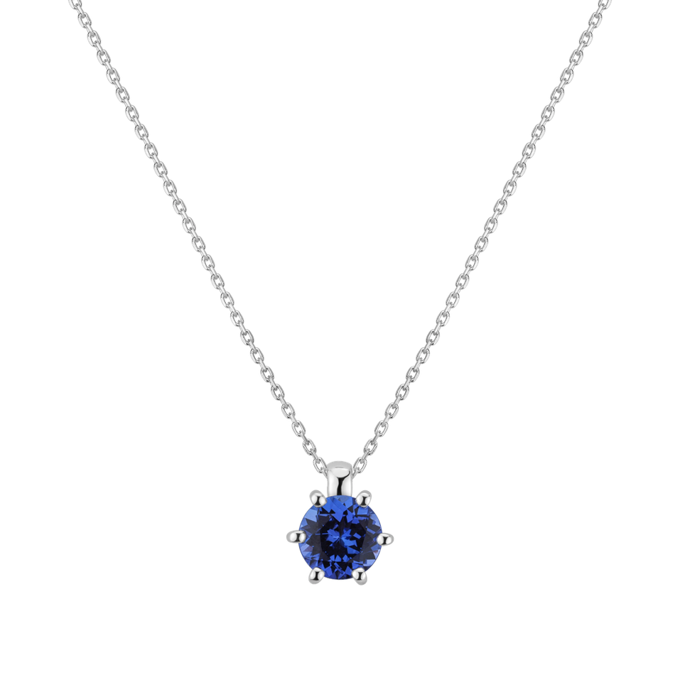 Necklace with Tanzanite Eternal Drop