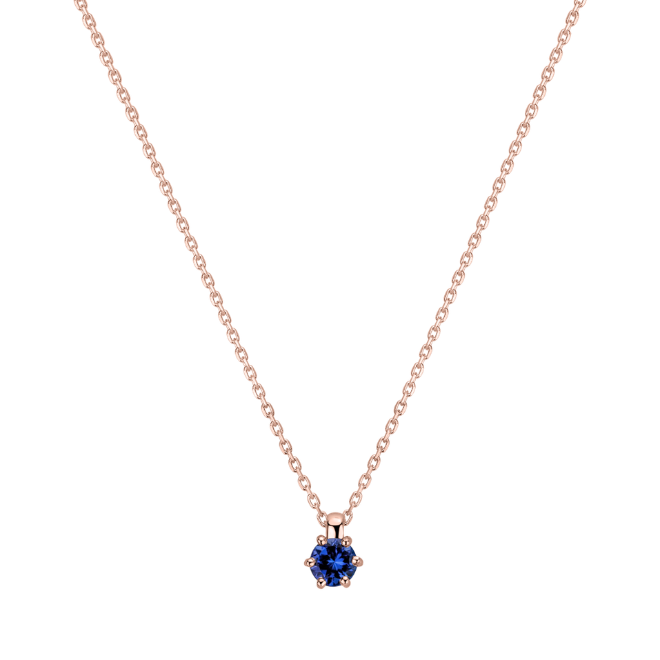 Necklace with Tanzanite Eternal Drop