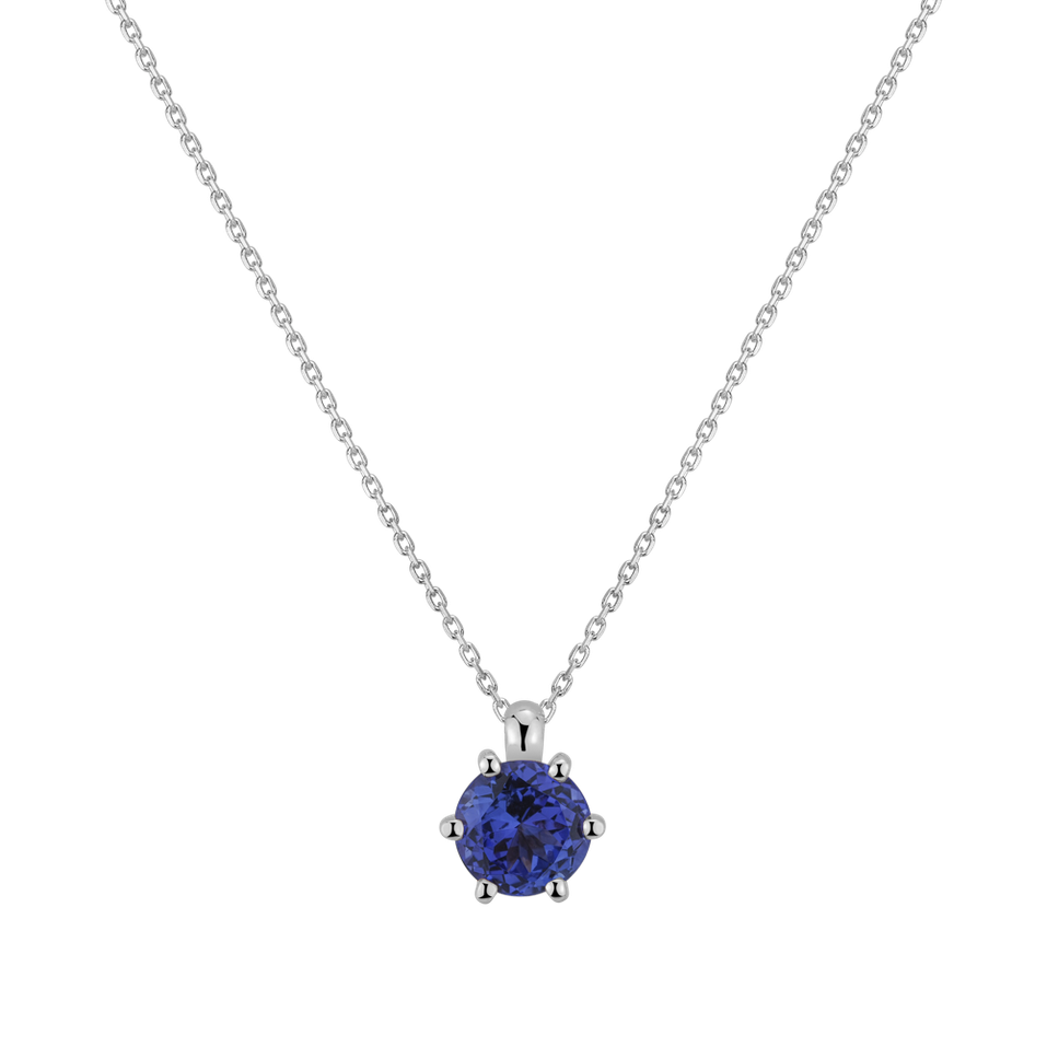 Necklace with Tanzanite Eternal Drop