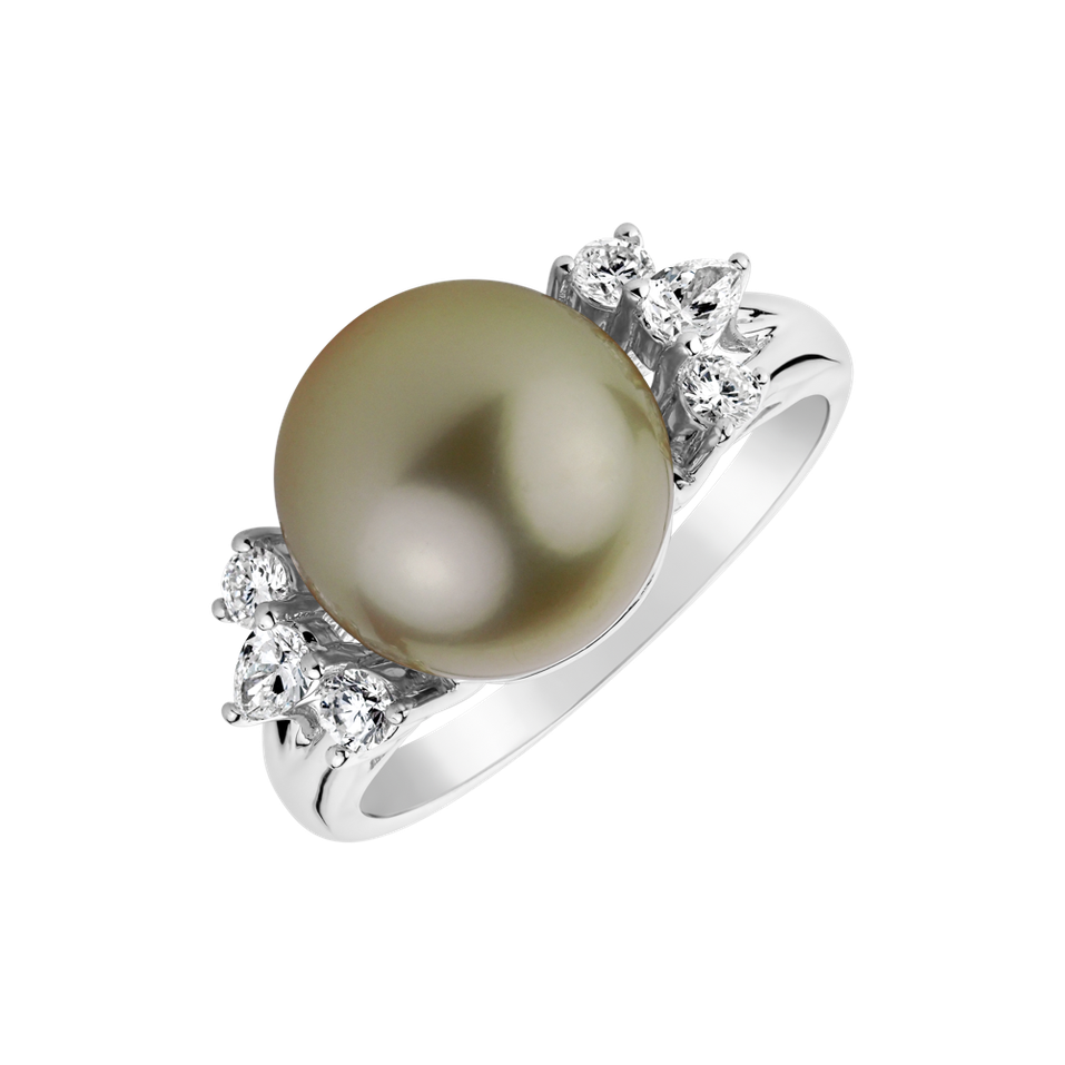 Diamond ring with Pearl Magical Trick