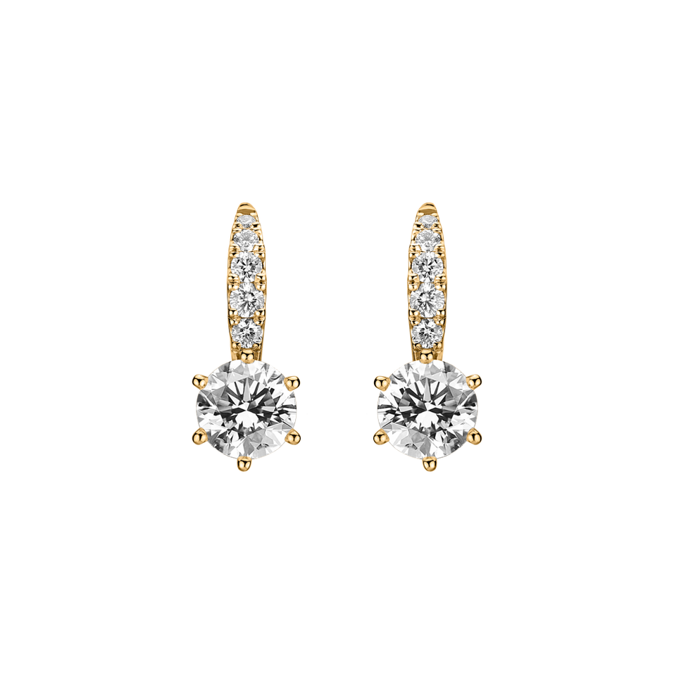 Diamond earrings Sparkless