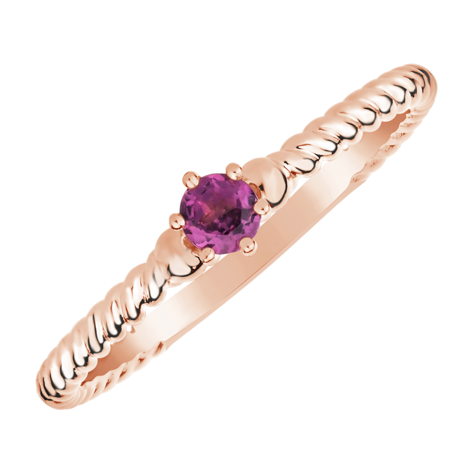 Ring with Pink Spinel Fancy Dream