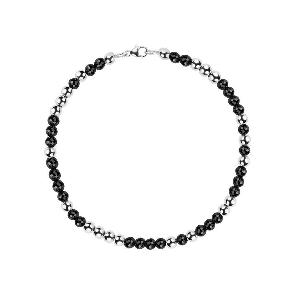 Bracelet with black diamonds Marbles Mood
