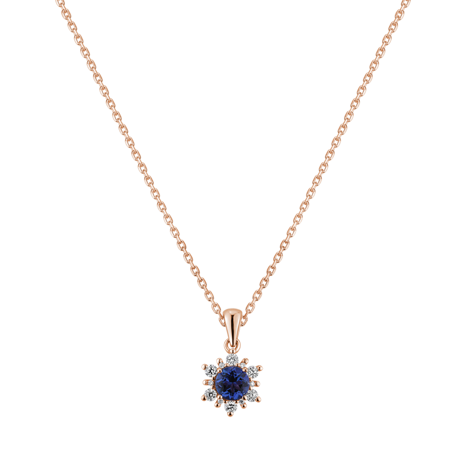 Diamond pendant with Tanzanite Fancy Fairytale