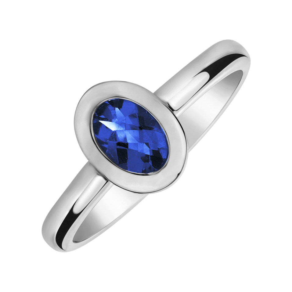 Ring with Tanzanite Space Bonbon